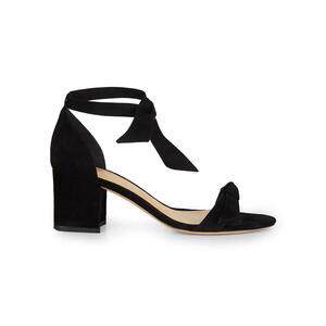 NEW Alexandre Birman Clarita Block 60 Black Suede Sandal EU 35.5 US SZ 5 NWB